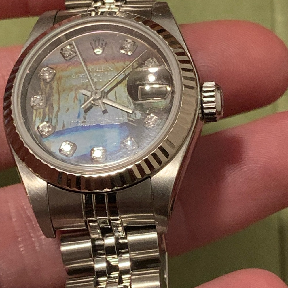 🟥SOLD🟥Rolex DateJust Grey MOP Diamond Markers 26mm - Picture 9 of 14